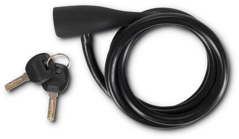 RFR Spiral Cable Lock Hps 10 X 1300 Mm Black click to zoom image