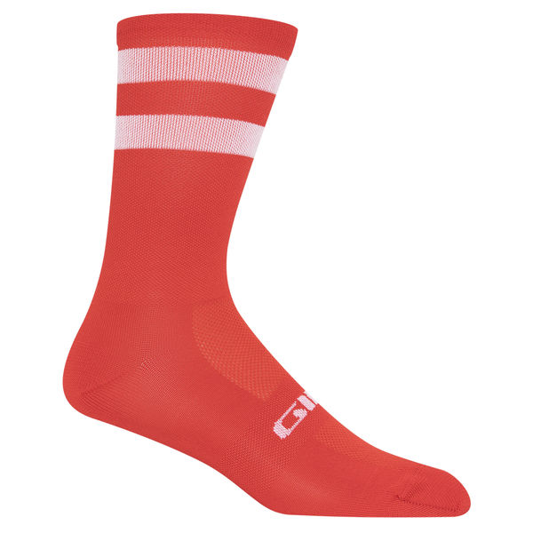 Giro Comp High Rise Cycling Socks Bright Red click to zoom image