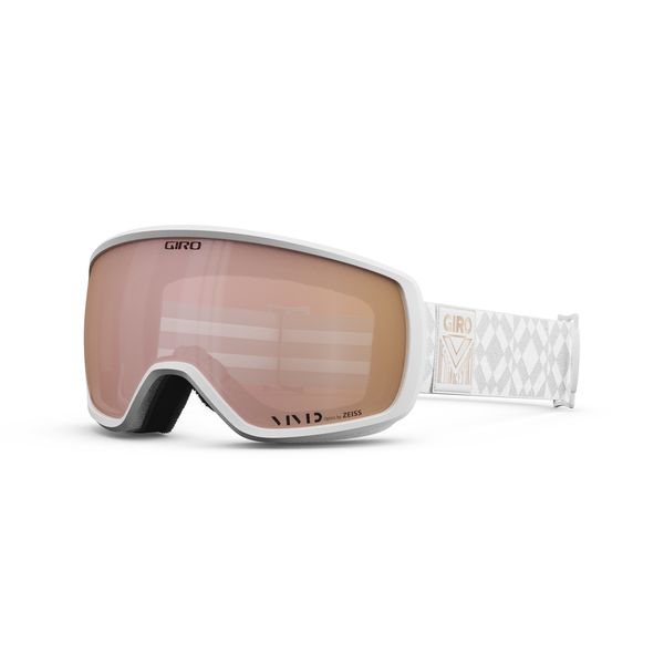Giro Balance Ii Women's Snow Goggle White Limitless - Vivid Rose Gold Lenses click to zoom image