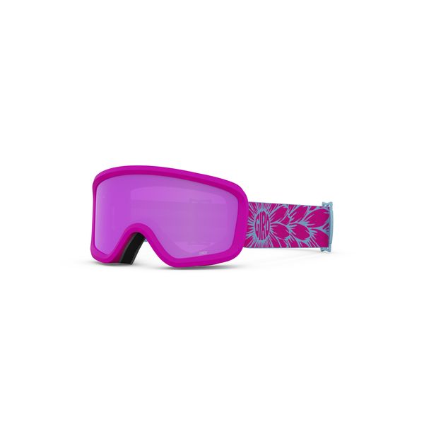 Giro Chico 2.0 Youth Snow Goggle Pink Bloom - Amber Pink Lenses click to zoom image