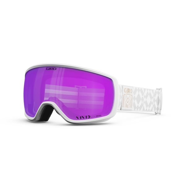 Giro Balance Ii Women's Snow Goggle White Limitless - Vivid Pink Lenses click to zoom image