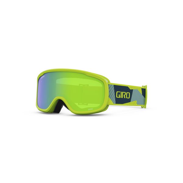 Giro Buster Youth Snow Goggles Ano Lime Geo Camo - Loden Green Lenses click to zoom image
