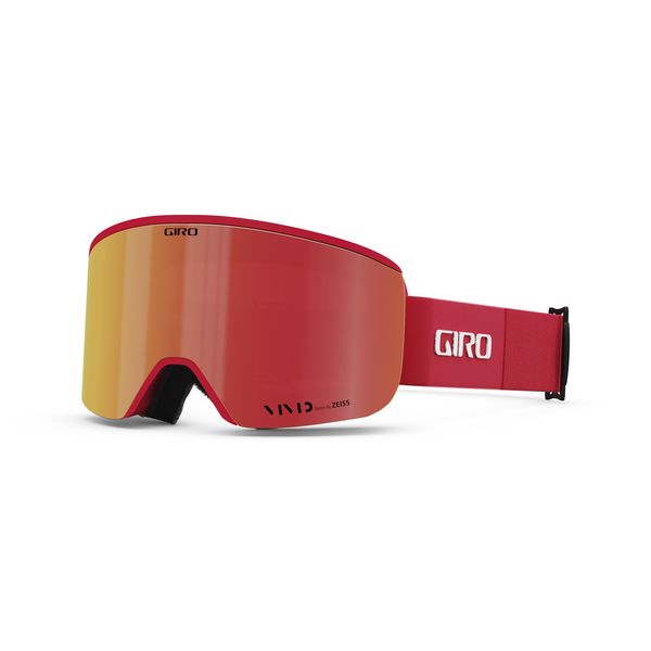Giro Axis Snow Goggle Red & Black Thirds - Viv Ember/Viv Infar Medium Frame click to zoom image