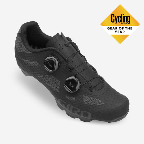 Giro Sector MTB Cycling Shoes Black/Dark Shadow click to zoom image