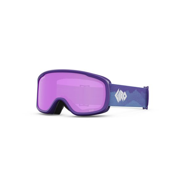 Giro Buster Youth Snow Goggles Purple Linticular - Amber Pink Lenses click to zoom image