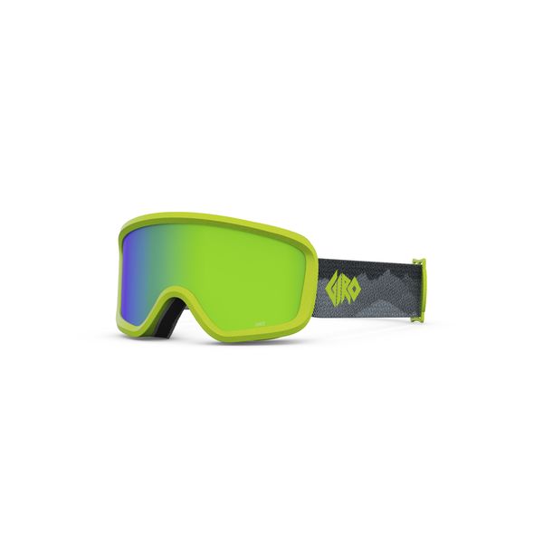 Giro Chico 2.0 Youth Snow Goggle Ano Lime Linticular - Loden Green Lenses click to zoom image