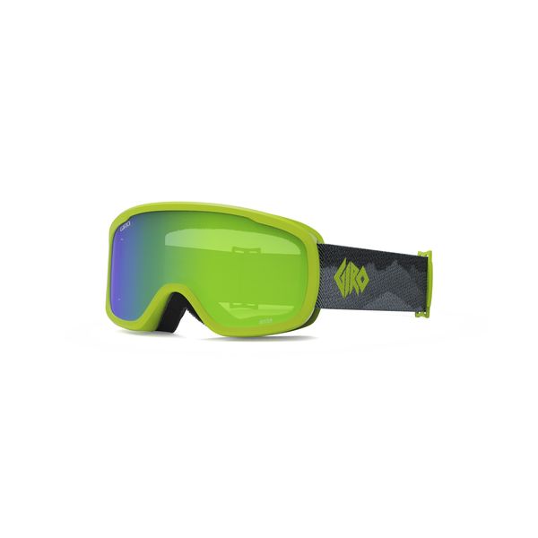 Giro Buster Youth Snow Goggles Ano Lime Linticular - Loden Green Lenses click to zoom image