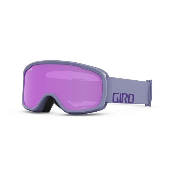 Giro Cruz Snow Goggle Lilac Wordmark - Amber Pink Lenses Medium Frame click to zoom image