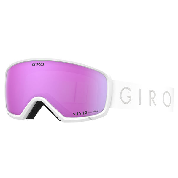 Giro Millie Women's Snow Goggle 2021 White Core - Vivid Pink Lenses Medium Frame click to zoom image