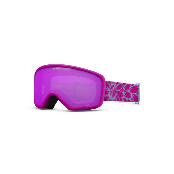 Giro Stomp Snow Goggle Pink Bloom - Amber Pink Lenses click to zoom image