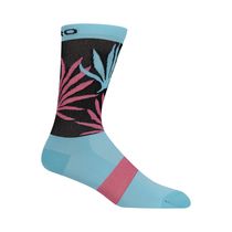 Giro Comp High Rise Cycling Socks Screamingteal/Neon Pink