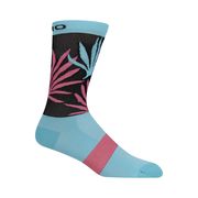 Giro Comp High Rise Cycling Socks Screamingteal/Neon Pink 