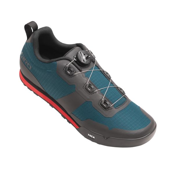 Giro Tracker MTB Cycling Shoes Harbor Blue / Bright Red click to zoom image