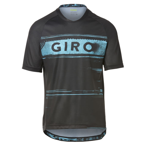 Giro Roust Short Sleeve MTB Jersey Black/Iceberg Hypnotic click to zoom image