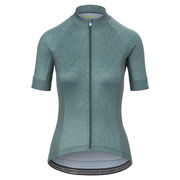 Giro Women's Chrono Sport Short Sleeve Jersey Grey/Green Pounce 