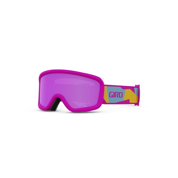 Giro Chico 2.0 Youth Snow Goggle Pink Geo Camo - Amber Pink Lenses click to zoom image
