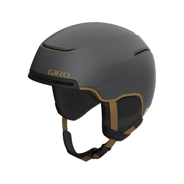 Giro Jackson Mips Snow Helmet Metallic Coal/Tan click to zoom image