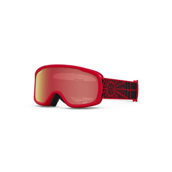 Giro Buster Youth Snow Goggles Red Solar Flair - Amber Scarlet Lenses click to zoom image