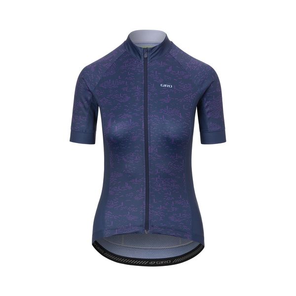 Giro Women's Chrono Sport Short Sleeve Jersey Midnight Blue Scree click to zoom image