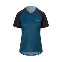 Giro Women's Roust Short Sleeve MTB Jersey Harbour Blue Scree