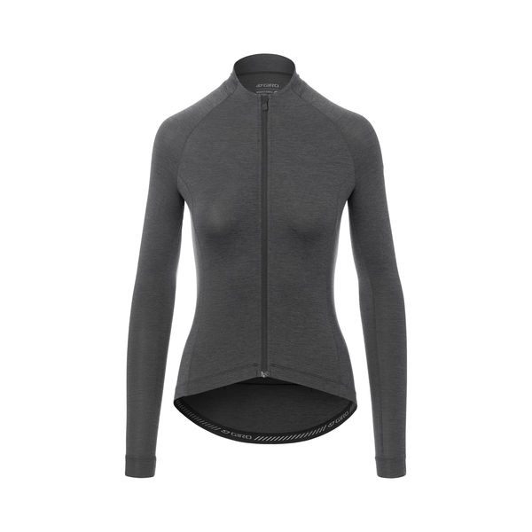 Giro Women's New Road Long Sleeve Jersey Charcoal Heather click to zoom image