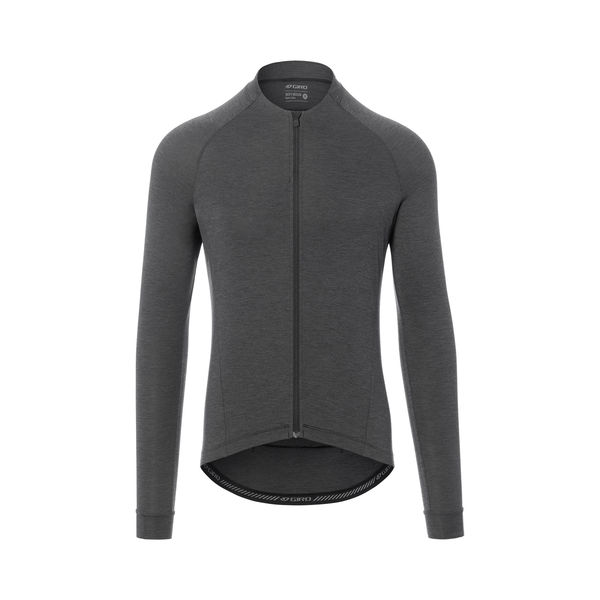 Giro Men's New Road Long Sleeve Jersey Charcoal Heather click to zoom image