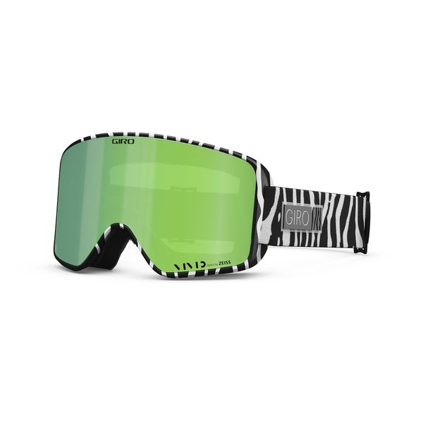 Giro Method Snow Goggle Black & White Animal - Viv Emerald/Viv I click to zoom image