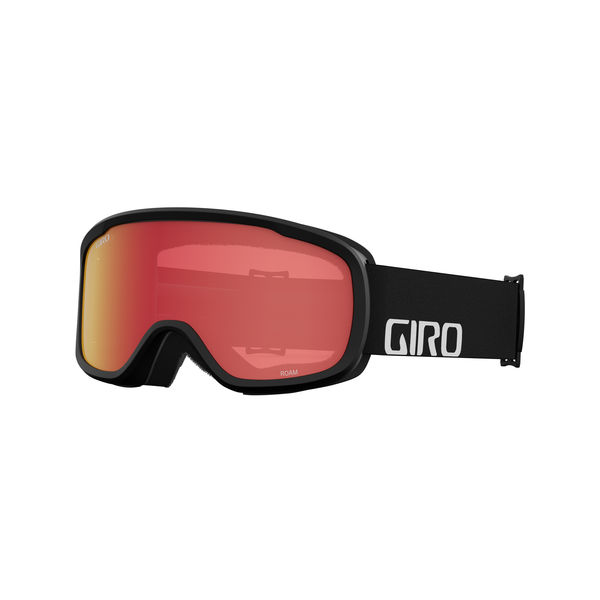 Giro Roam Snow Goggle Black Wordmark Amber/Yellow Medium Frame click to zoom image