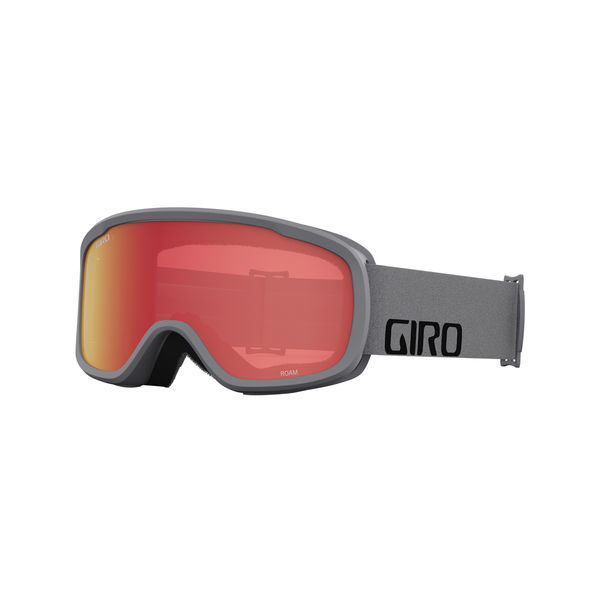 Giro Roam Snow Goggle Grey Wordmark Amber/Yellow Medium Frame click to zoom image