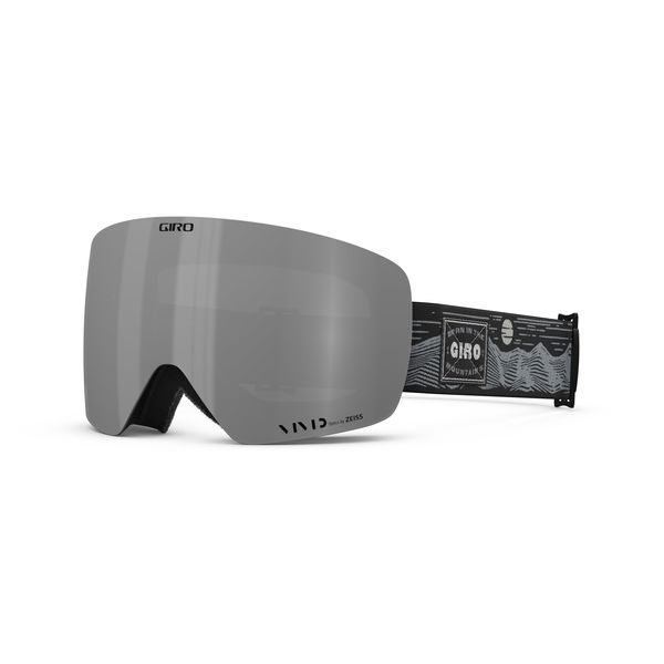 Giro Contour Snow Goggle Black & White Landscape - Viv Onyx/Viv I Large Frame click to zoom image