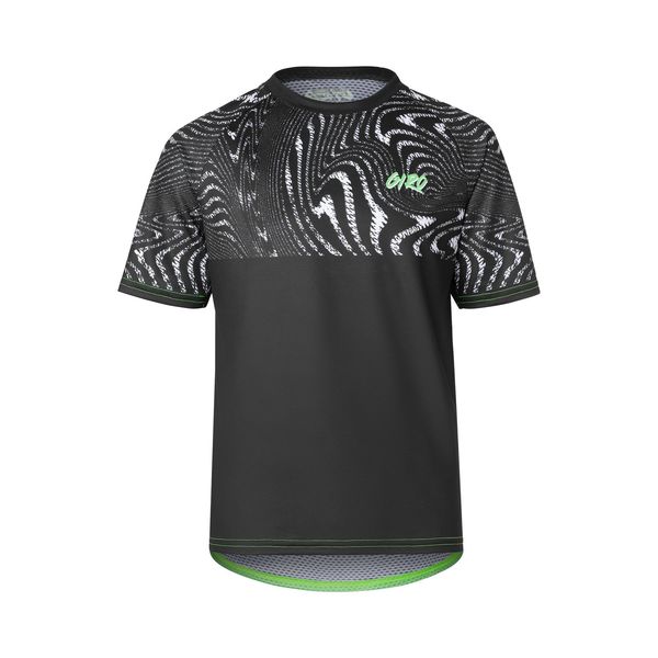 Giro Youth Roust Short Sleeve MTB Jersey Black Ripple click to zoom image