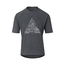 Giro Men's Arc Short Sleeve Jersey Charcoal Topo