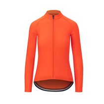 Giro Women's Chrono Long Sleeve Thermal Jersey Vermillion