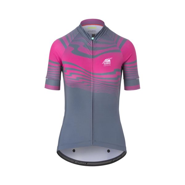 Giro Ondas Collection - Women's Chrono Expert Short Sleeve Jersey Pink Street click to zoom image