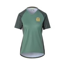 Giro Wavy Collection - Women's Roust Short Sleeve MTB Jersey Grey Green