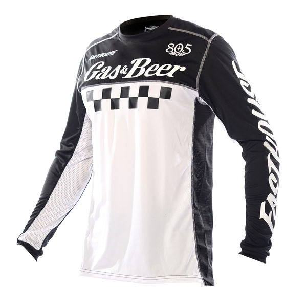 Fasthouse 805 Grindhouse Tavern Long Sleeve Jersey Black/White click to zoom image