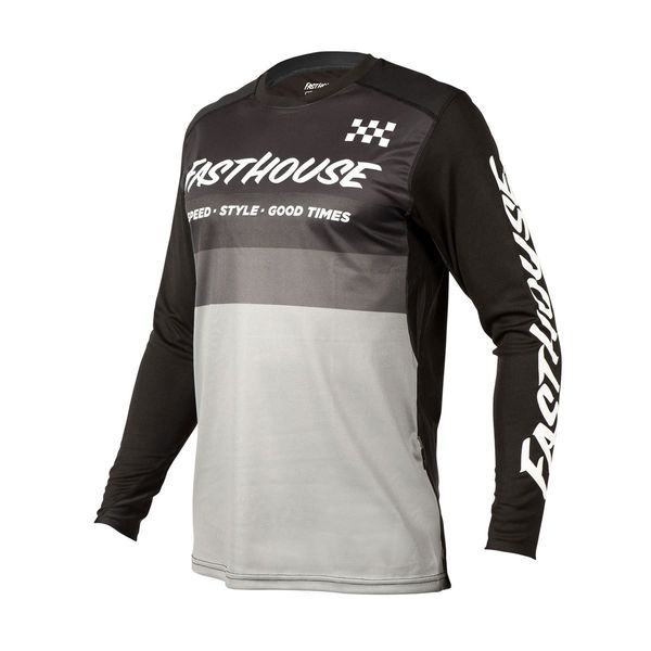 Fasthouse Alloy Kilo Youth Jersey Ls Black/Grey click to zoom image