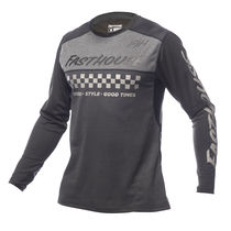 Fasthouse Alloy Mesa Long Sleeve Jersey Heather Charcoal/Black