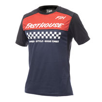 Fasthouse Alloy Mesa Short Sleeve Jersey Heather Red/Navy