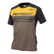 Fasthouse Alloy Mesa Short Sleeve Jersey Heather Gold/Brown