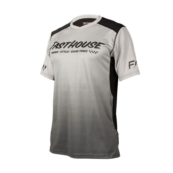 Fasthouse Alloy Slade Youth Jersey SS Grey/Black click to zoom image
