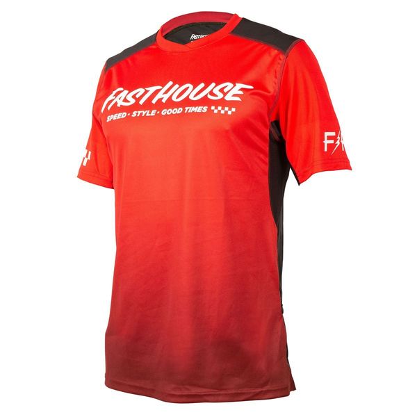 Fasthouse Alloy Slade Jersey SS Red/Black click to zoom image