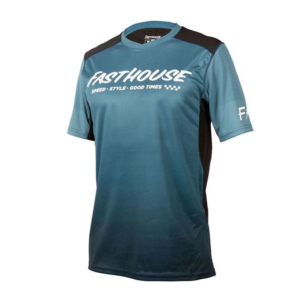 Fasthouse Alloy Slade Youth Jersey SS Blue/Black click to zoom image