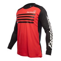 Fasthouse Alloy Stripe Jersey Ls Red