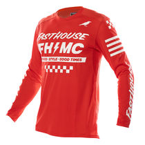 Fasthouse Elrod Long Sleeve Jersey Red