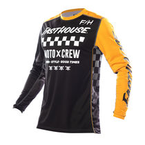 Fasthouse Grindhouse Alpha Long Sleeve Jersey Black/Amber