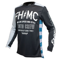 Fasthouse Grindhouse Cypher Long Sleeve Jersey Black/Silver
