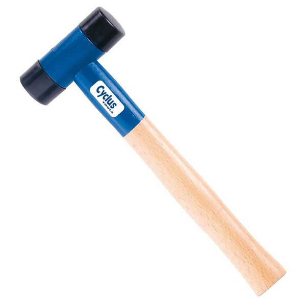 Cyclus Tools Rubber Mallet Ash Wood Handle 452g click to zoom image