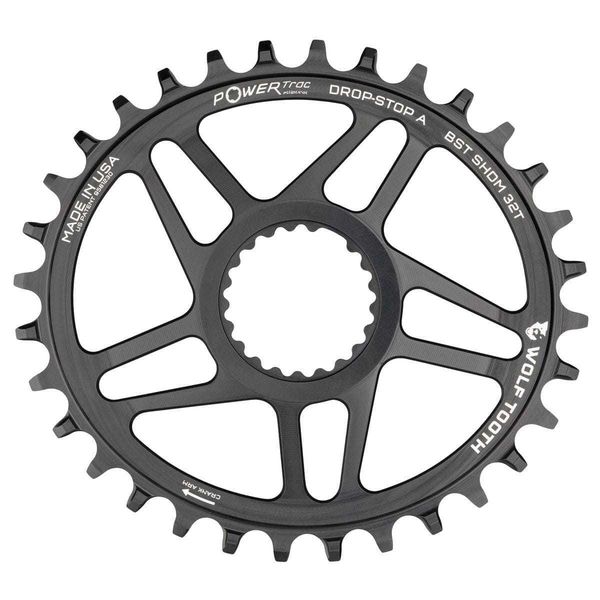Wolf Tooth Elliptical Direct Mount Chainring for Race Face Cinch Black / 32t click to zoom image