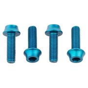 Wolf Tooth Water Bottle Cage Bolts 4 pcs 4 Pieces Teal  click to zoom image